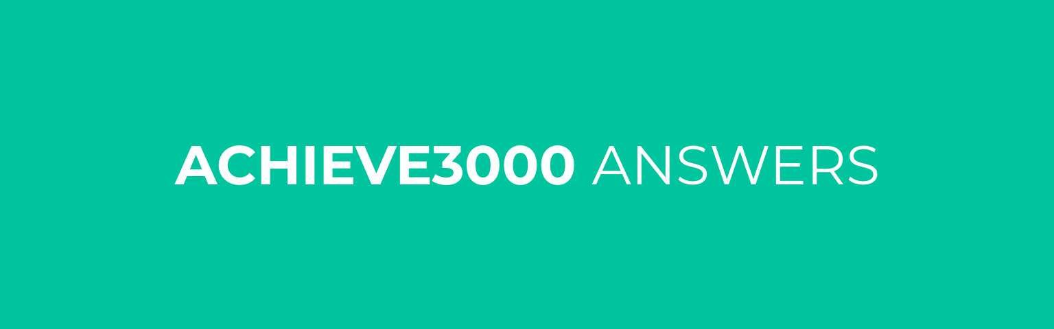 achieve-3000-answers